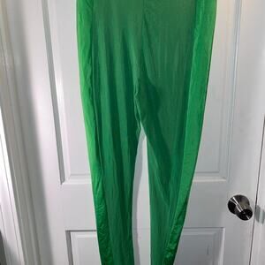Green high waisted leggings leggings